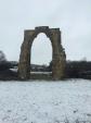 Image: Dale Abbey Arch in the snow